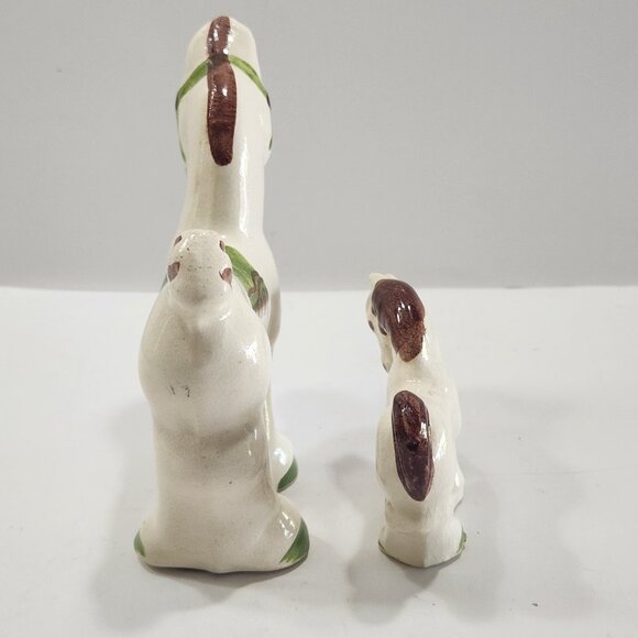 Vintage 1940s Rio Hondo Pottery Horse Figurines Set of 2 - Picture 4 of 11